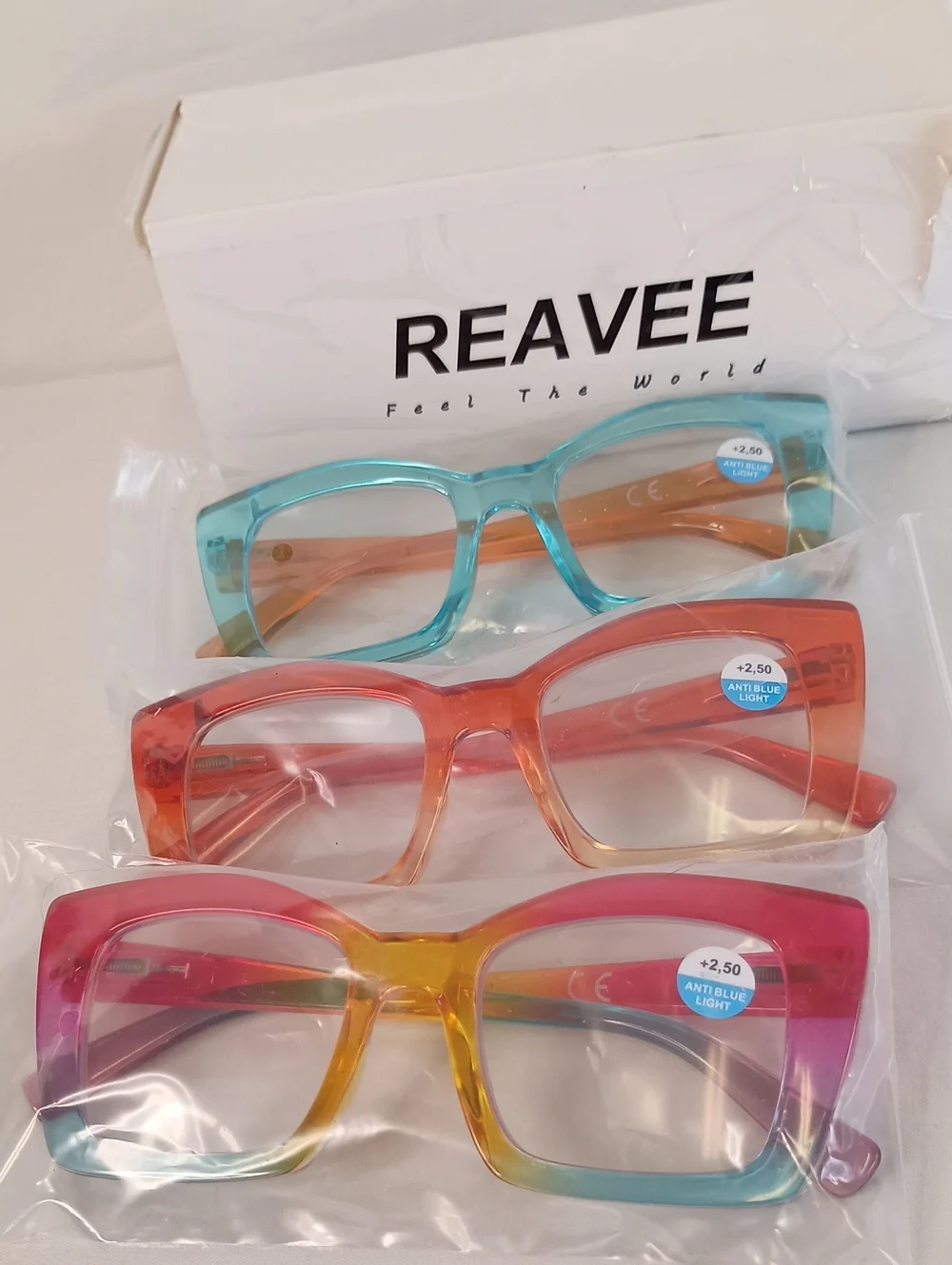 Women's +2.50 Oversized Blue Light Reading Glasses – NWT Eyewear